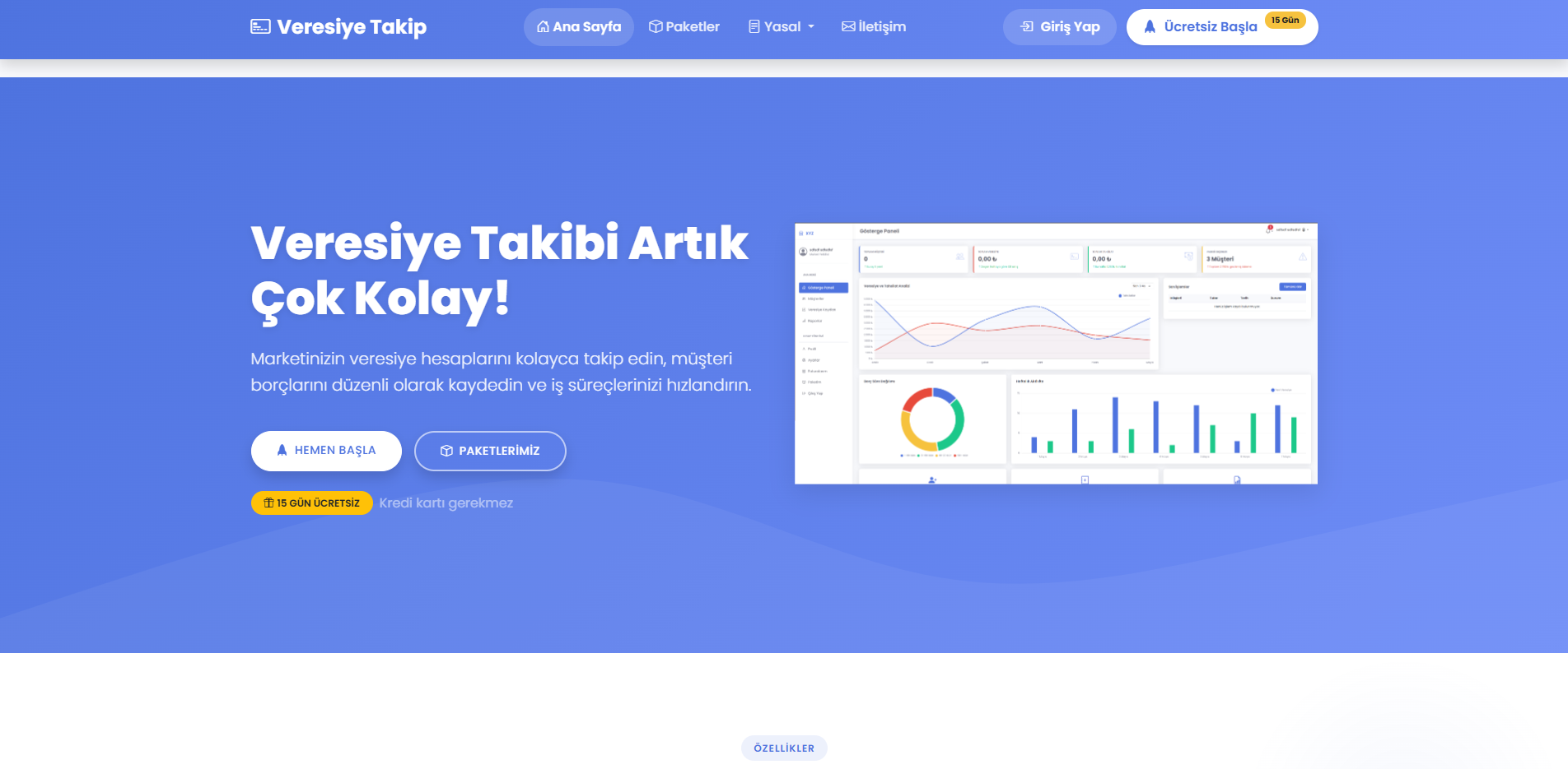 Veresiye Takip Sistemi - PHP Market Borç & Alacak Yönetim Scripti