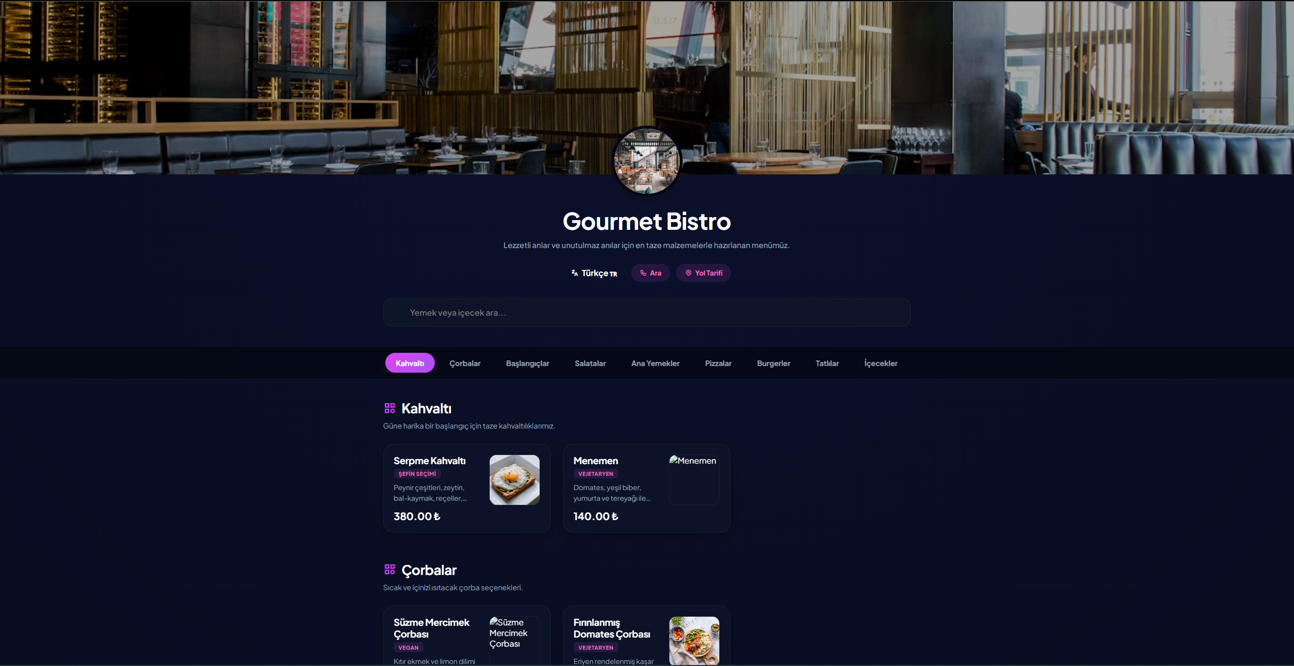 GustoQR - Premium Çok Dilli QR Menü Yazılımı