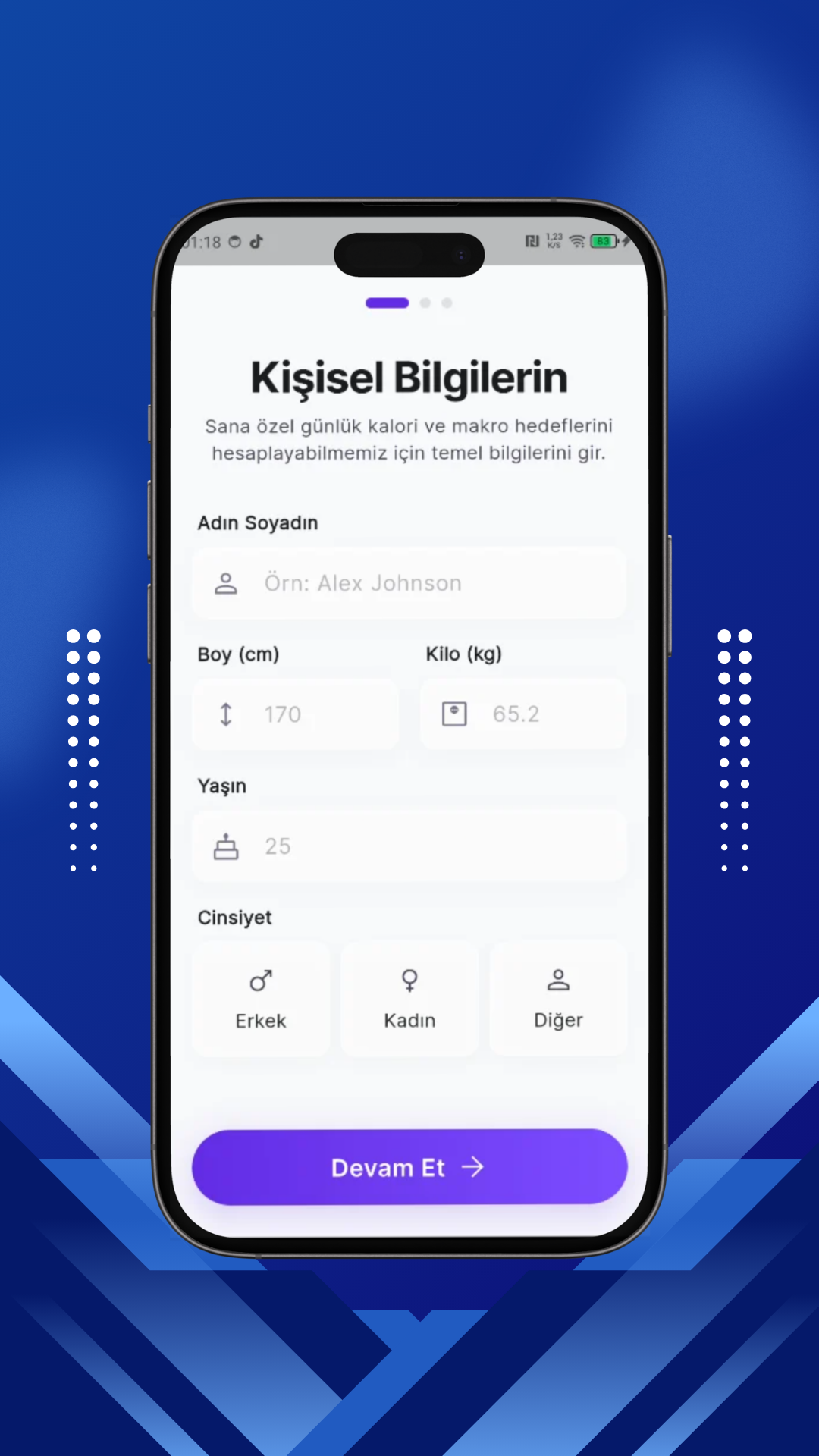 KaloriCep - Gemini AI Destekli Kalori Takip, Diyet ve Yapay Zeka Beslenme Asistanı - Ekran Görüntüsü 6